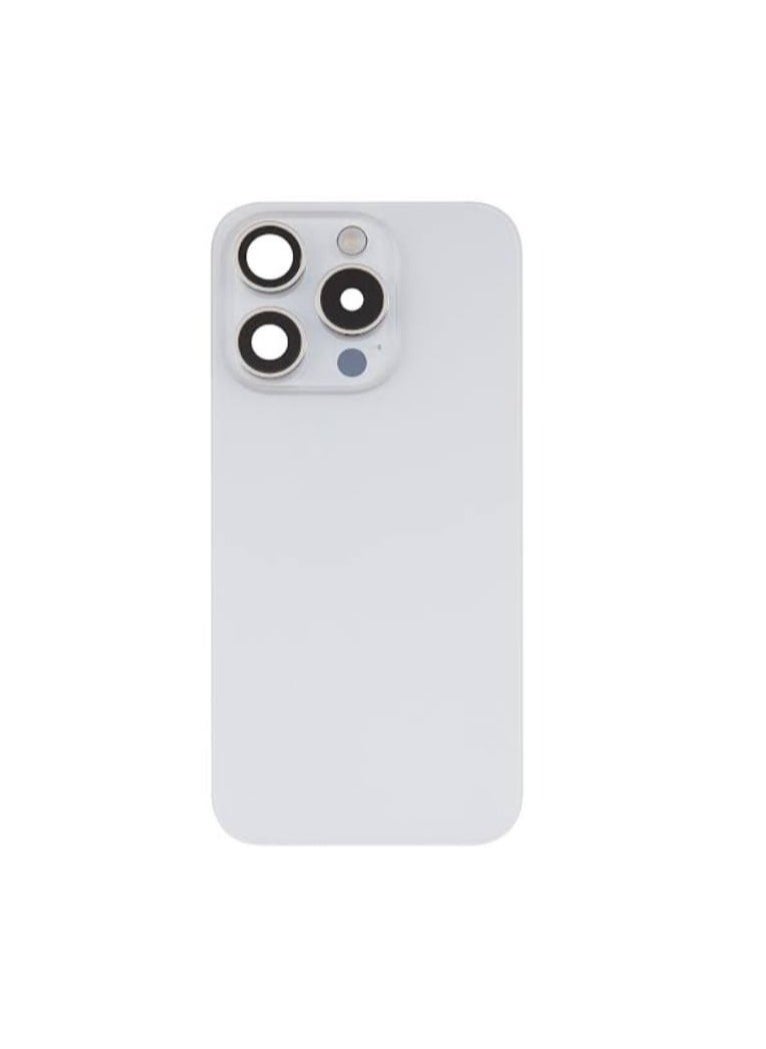 Generic - OEM Replacement Back Glass for iphone 15 Pro Max Natural White - Image 1