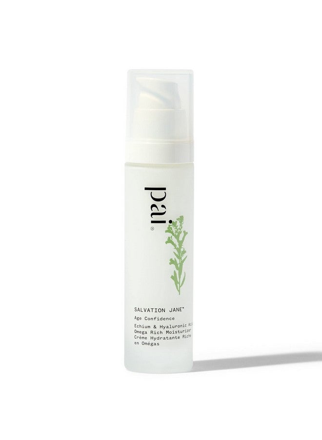 باي سكين كير أورجانيك سالفيشن جين إيتشيوم + حمض الهيالورونيك أوميجا مرطب غني نباتي طبيعي للعناية بالبشرة الحساسة (1.7 أونصة سائلة 50 مل) - Image 1