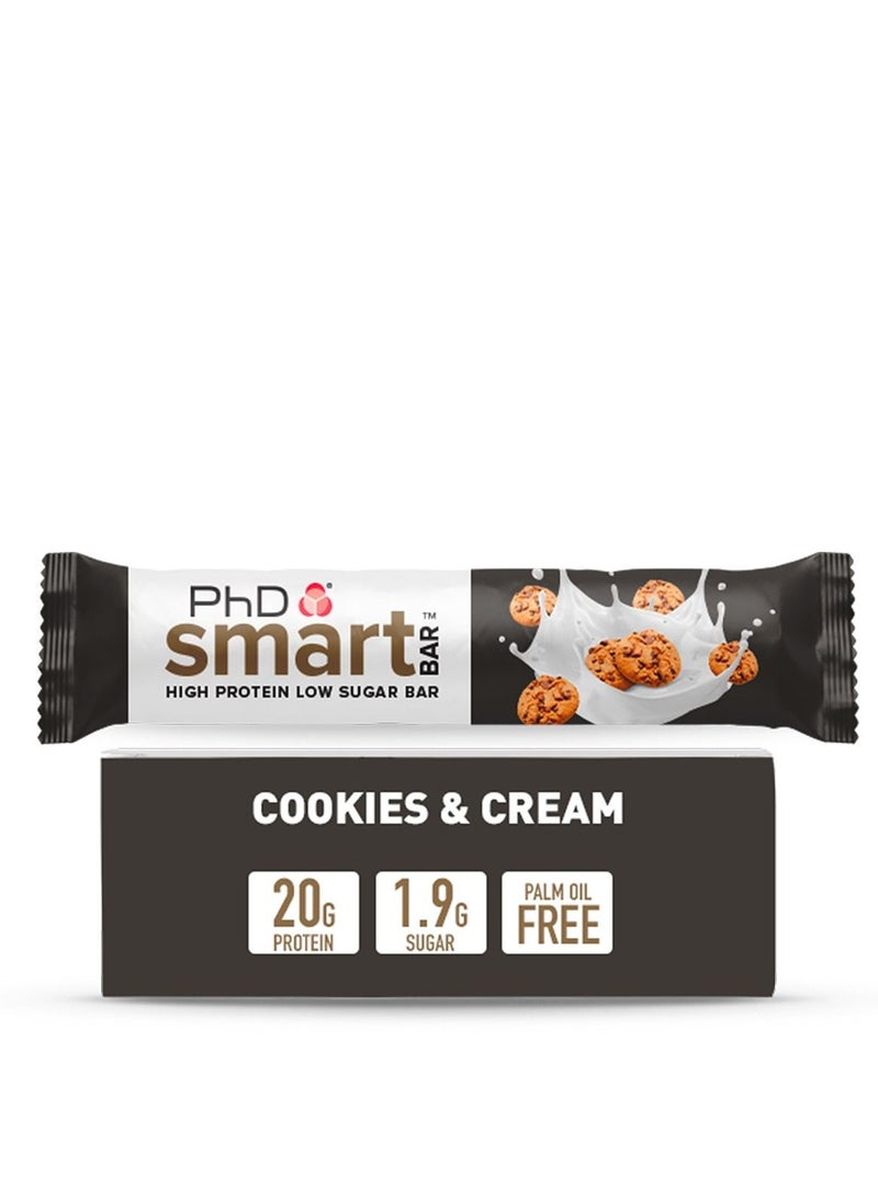 بي اتش دي سمارت بار كوكيز وكريمة 20 جم بروتين 12 بار - Image 3