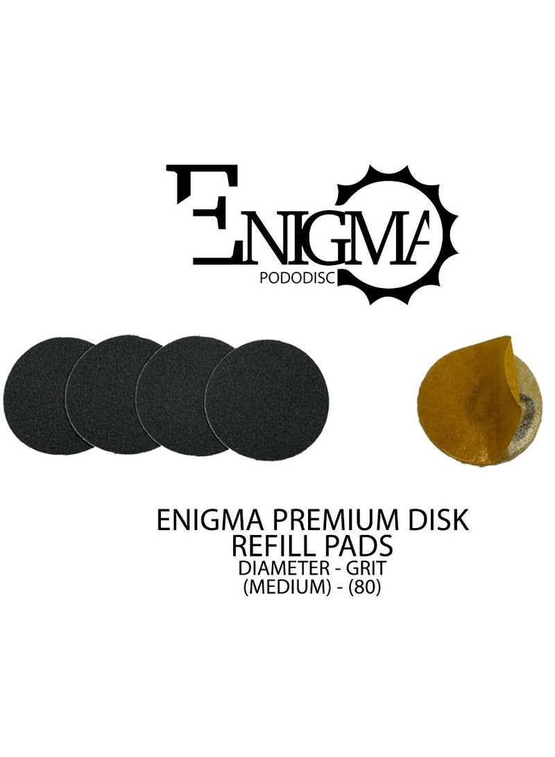 ENIGMA PREMIUM DISK REFILL PADS D20 M 80 GRIT (100PCS)