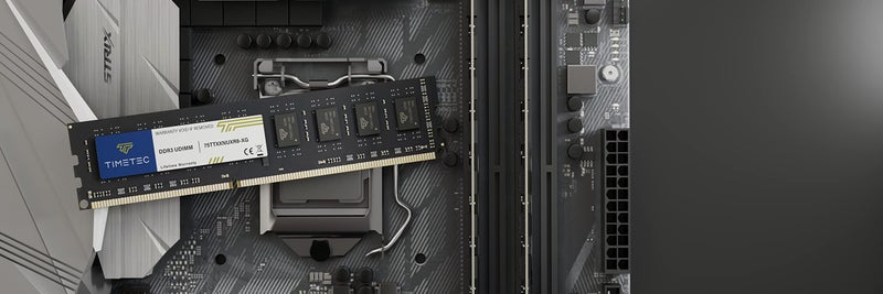 Timetec 8GB KIT(2x4GB) DDR3 / DDR3L 1333MHz PC3-10600 Non-ECC Unbuffered 1.5V / 1.35V CL9 2Rx8 Low Density Dual Rank 240 Pin UDIMM Desktop PC Computer Memory RAM Module Upgrade (8GB KIT(2x4GB)) - Image 5