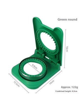Green Sandwich Cutter - Perfect for Sandwiches, Cookies, and DIY Creations, Sandwich Cutter and Sealer, Crustless Bread Sandwich Sealer Decruster (Round) - pzsku/ZA5A63F986C6EB6F83C2DZ/45/1750319283/8270f378-9e18-47ae-99b6-121bf66dc1f8