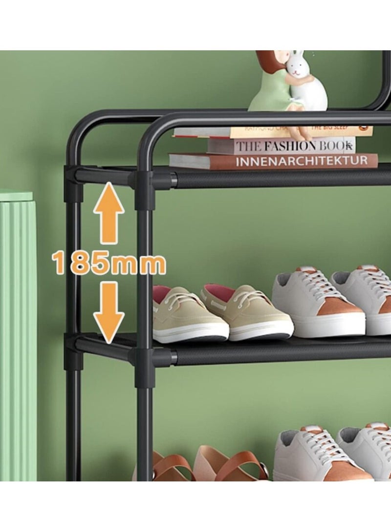 DubaiGallery Shoes Rack - Multi-Layer Household Shoe Cabinet Of Shoes - 4 Layered Metal Books, Keys, Bags, Towels And Other Household Accessories Organizer  - Image 5