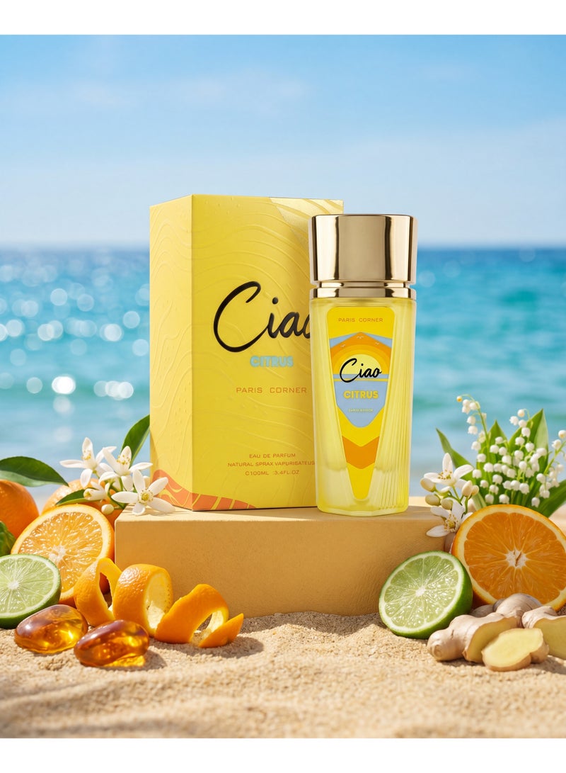 Paris Corner Ciao Citrus 100ml EDP - Image 5
