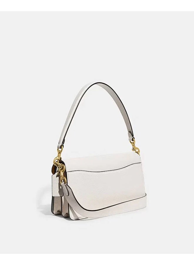 coachoutlet Tabby Shoulder Bag 26 in Signature Canvas with Leather Trim - Image 3