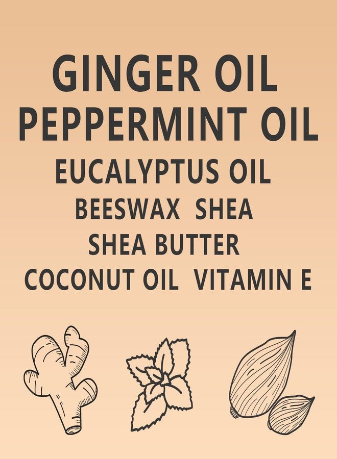 Peehss Sweet Ginger Vapor Rub Stick - All-Natural Ginger, Peppermint & Plant Extracts, Plant-Based Herbal Balm, Stick Design Easy-to-Use (2) - Image 2