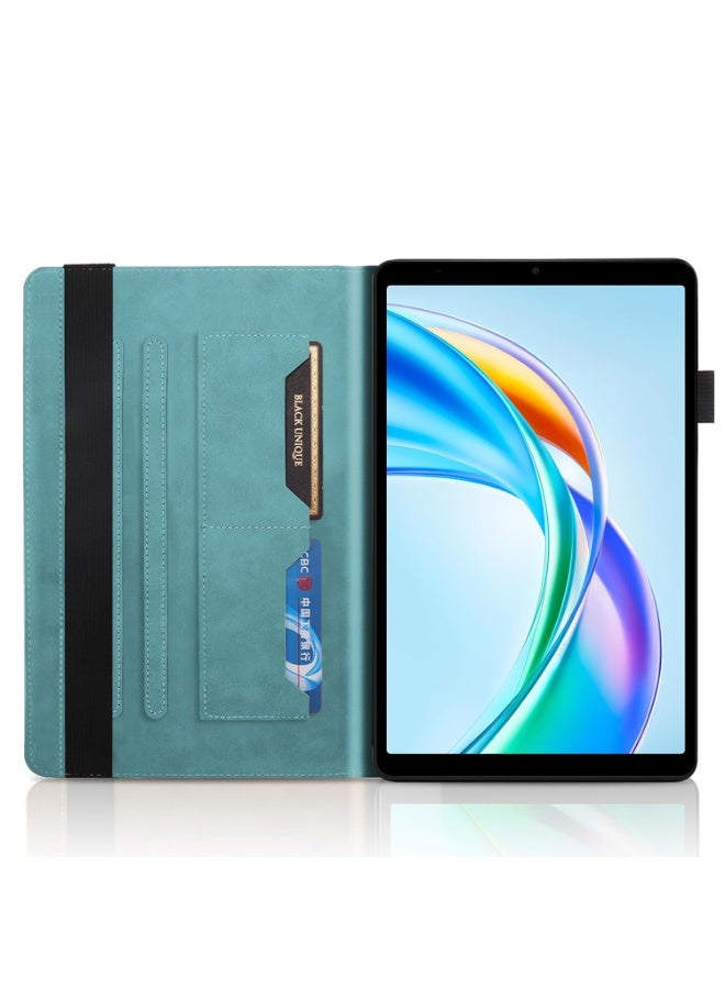 عام غطاء لوحي متوافق مع هونور باد X7 8.7 بوصة 2025: غطاء محفظة من جلد PU مع نقش شجرة الحياة، واقٍ من الصدمات مع حامل وفتحة بطاقة. - Image 2