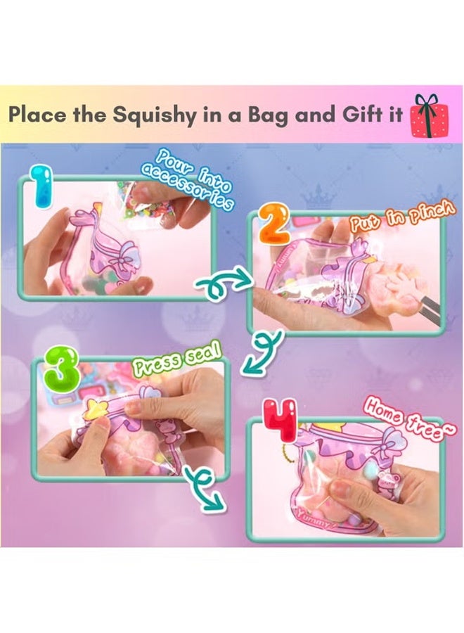 Sweet Life Squishy Toys DIY Kit for Kids - Fidget Toys - Gift for Girls Boys - Image 2