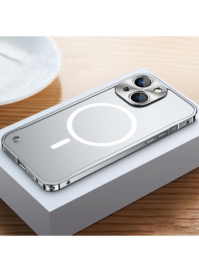 Zaboon Case For iPhone 13 Metal Frame Frosted PC Shockproof Magsafe Case - Image 2