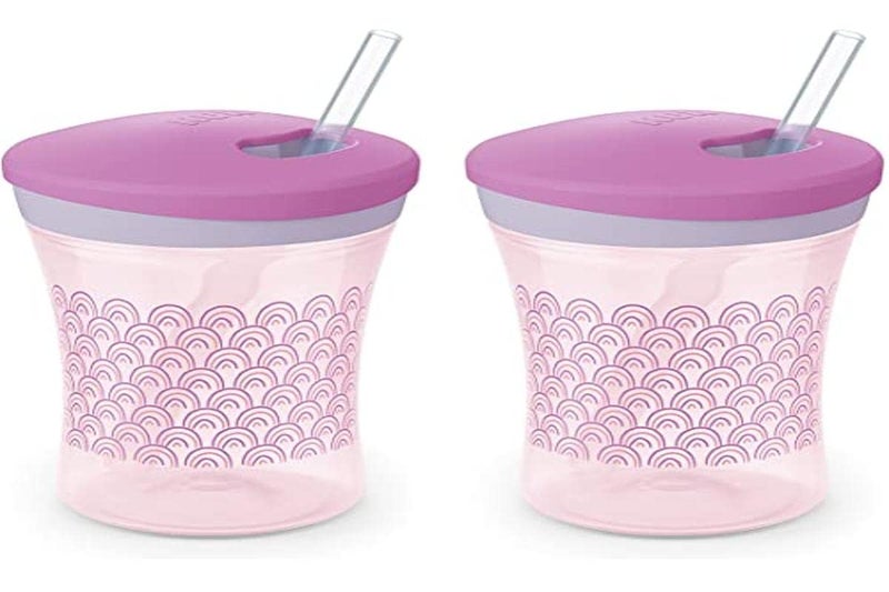 NUK Evolution Straw Cup, 8 Oz(Pack of 2) Colors may vary - Image 1