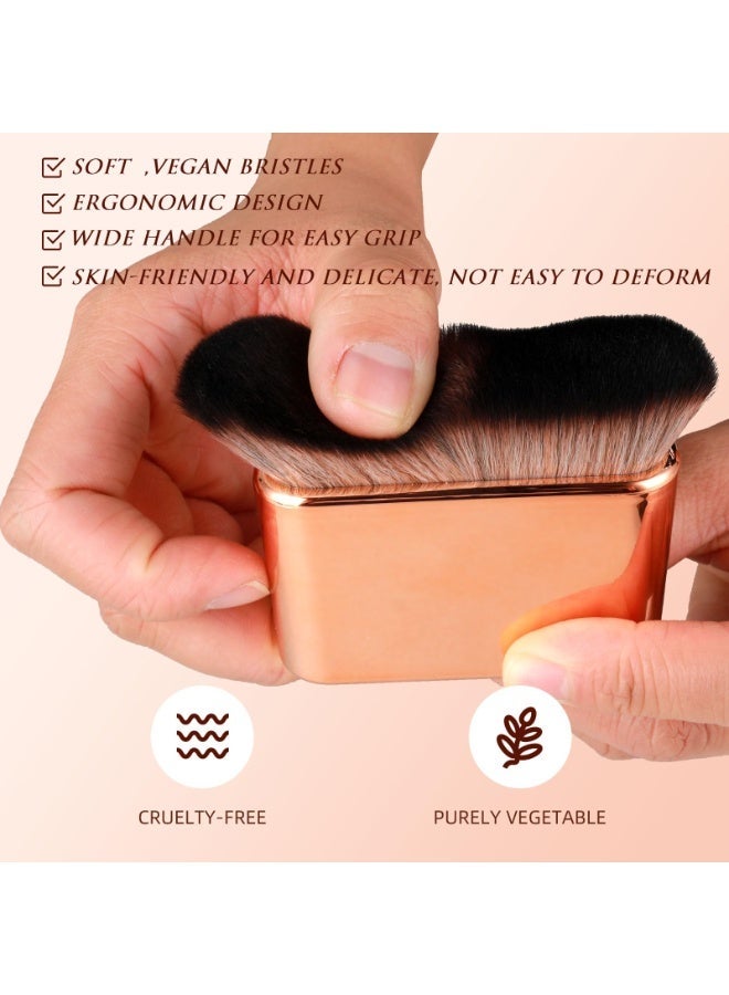 Joudi Tanning Brush, Body Makeup Brush Self Tanner Brush for Body Kabuki Foundation Brush ody Makeup Blend & Blur Tan Brush Applicator for Body & Leg Makeup Tanning Brush for Tanners Mousse - Image 3