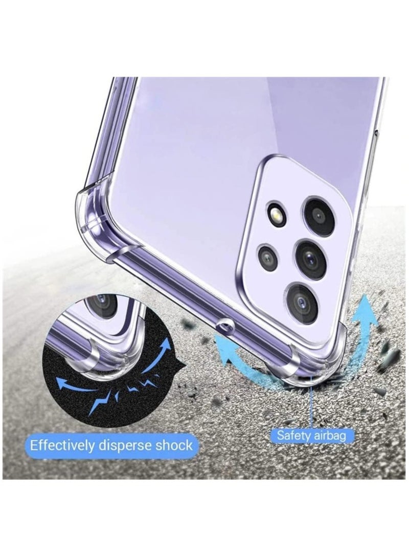 ELTRAZONE Samsung Galaxy A53-5G Case Cover Protective Shock Absorption Bumper soft Transparent Case (Clear) - Image 5