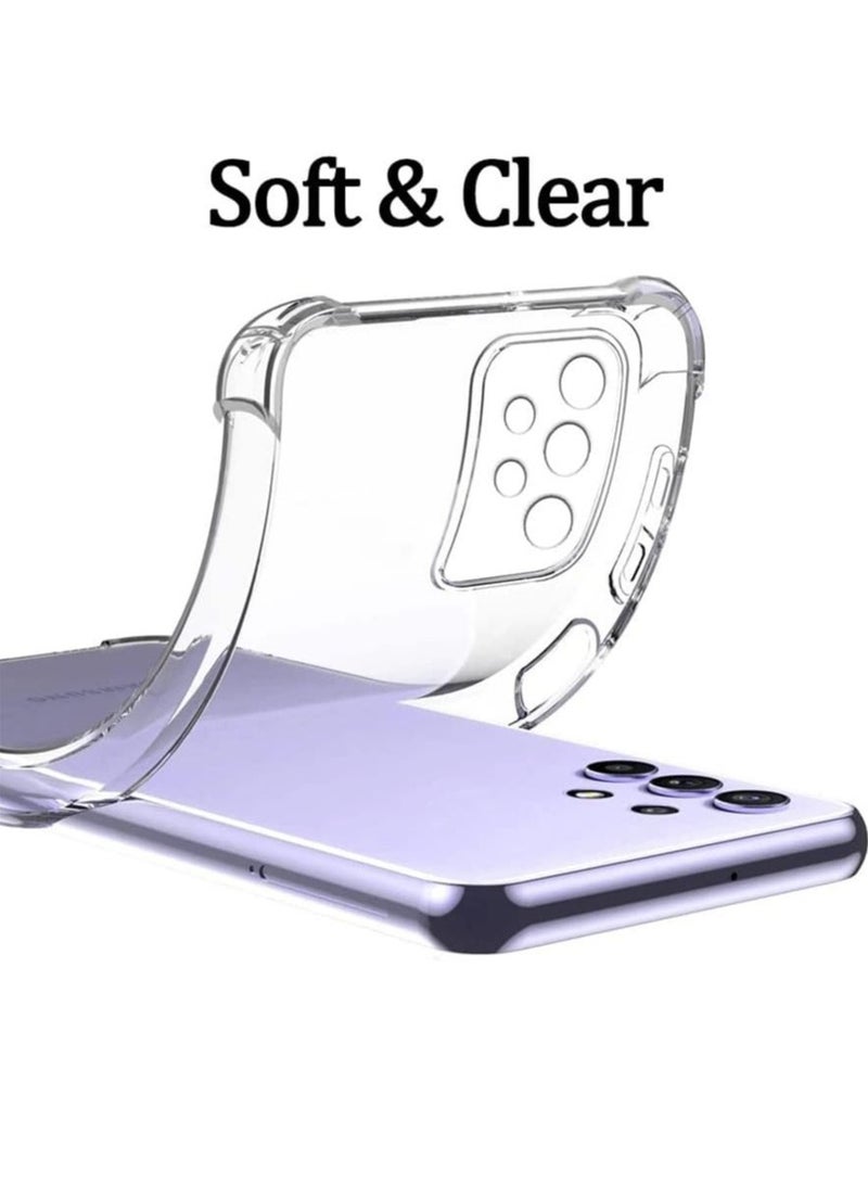ELTRAZONE Samsung Galaxy A53-5G Case Cover Protective Shock Absorption Bumper soft Transparent Case (Clear) - Image 4