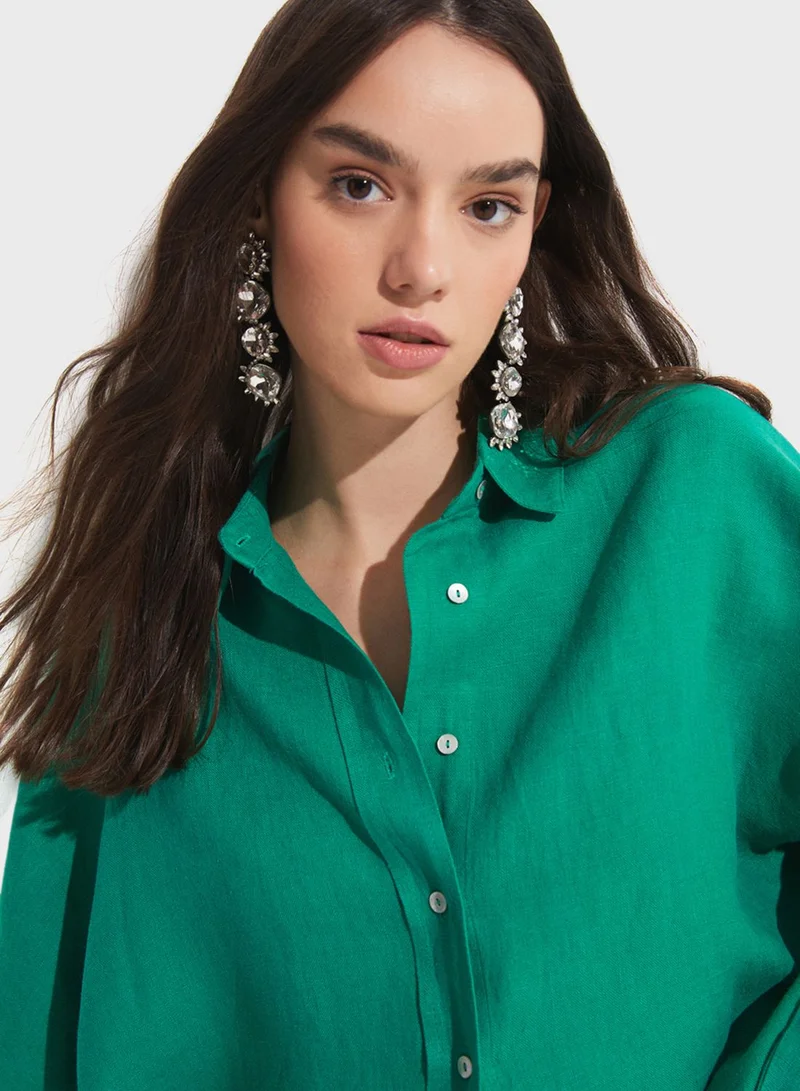 جون Button Down Shirt