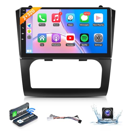Naifay Car Stereo Radio for Nissan Altima 2008-2012 Auto AC, 9inch Touch Screen for Nissan Altima Car Stereo with Wireless Carplay Android Auto/Bluetooth/GPS/WiFi/Backup Camera/MirrorLink - Image 1