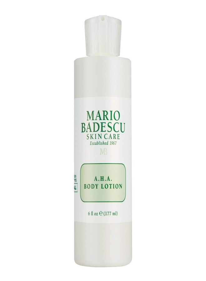 Mario Badescu AHA Body Lotion With Glycolic Acid - Moisturizing & Gentle Exfoliating Body Lotion for Softer, Youthful-looking Skin - Lightweight, Non-greasy Formula, 6 Fl Oz - Image 1