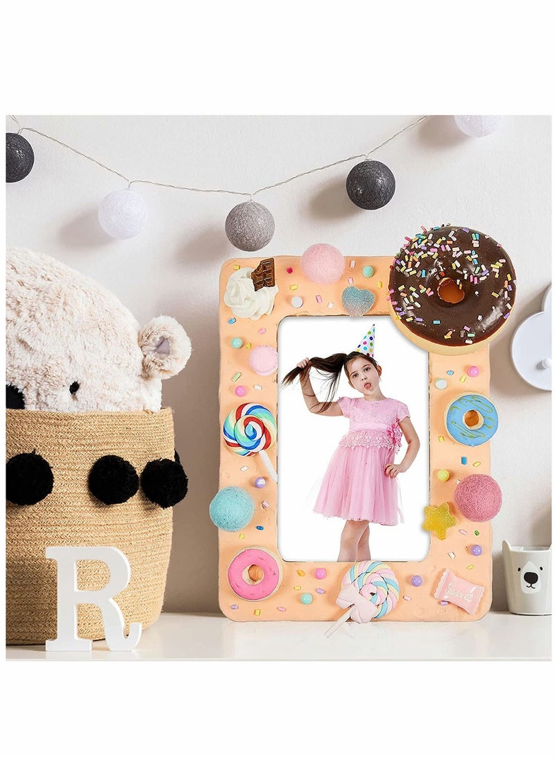 DIY Wood Picture Frames Unfinished Solid Wood Photo Picture Frames Christmas Wooden Photo Frames for Crafts Wood Crafts for Kids Adults Arts and Crafts DIY Painting Projects 7.9 x 5.9 Inch (6) - Image 5