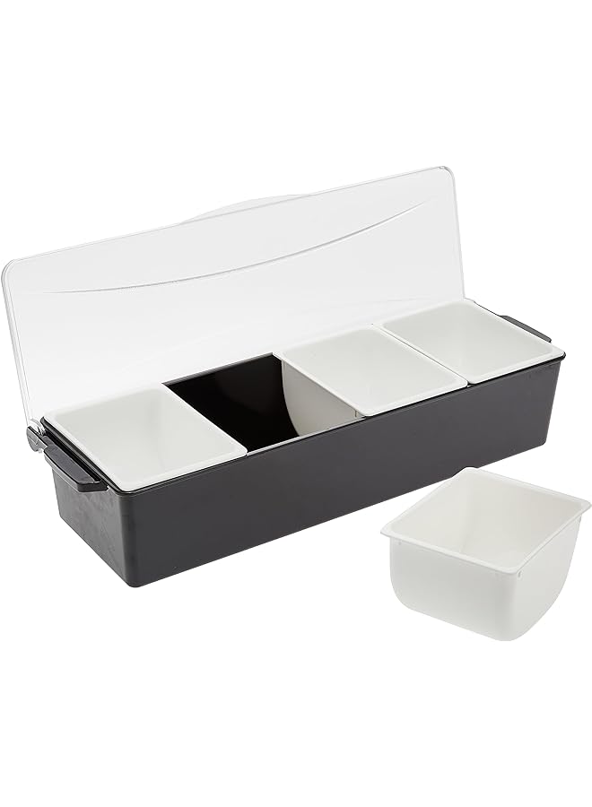 جاسترو بلاست صواني مقبلات تحتوي على 6 حجرات و6 حاويات قابلة للإزالة - Image 1