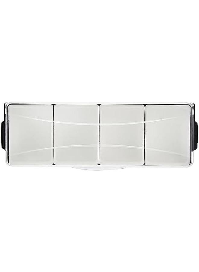 جاسترو بلاست صواني مقبلات تحتوي على 6 حجرات و6 حاويات قابلة للإزالة - Image 2