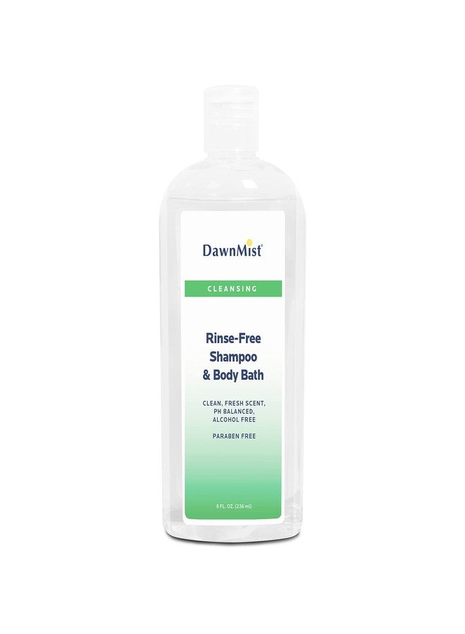 Dukal DawnMist Rinse Free Shampoo and Body Bath 8 oz (Box of 12