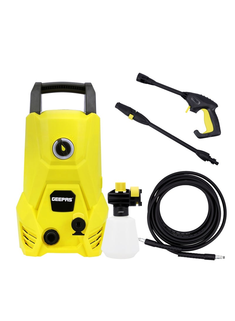 GEEPAS High Pressure Car Washer, GCW19029 - Portable Pressure Car Washer with Adjustable Spray Nozzle, Electric High Pressure Washer, Cleans Cars, Fences ,Patios - Image 1