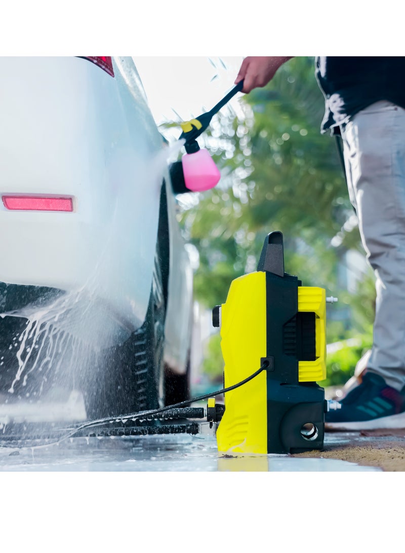 GEEPAS High Pressure Car Washer, GCW19029 - Portable Pressure Car Washer with Adjustable Spray Nozzle, Electric High Pressure Washer, Cleans Cars, Fences ,Patios - Image 2