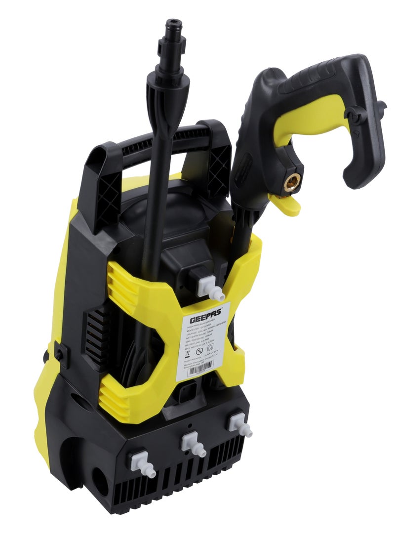 GEEPAS High Pressure Car Washer, GCW19029 - Portable Pressure Car Washer with Adjustable Spray Nozzle, Electric High Pressure Washer, Cleans Cars, Fences ,Patios - Image 3