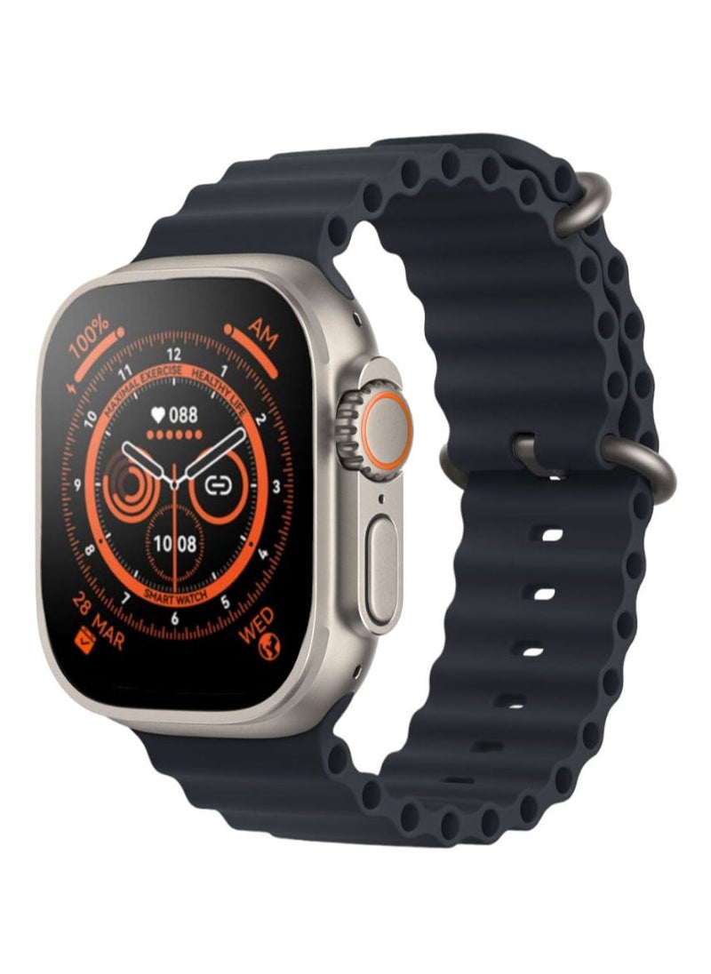 Generic M8 PRO Ultra New Ultra 8 Pro Smartwatch Series 8 | S8 49mm 1.91" | Compass | NFC | IP68 Waterproof | Smart Sensor | Smart Watch with Ocean Strap  - Image 1