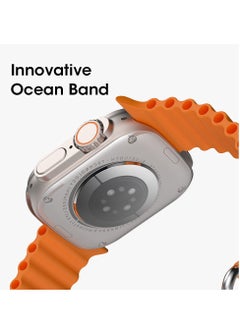 Generic M8 PRO Ultra New Ultra 8 Pro Smartwatch Series 8 | S8 49mm 1.91" | Compass | NFC | IP68 Waterproof | Smart Sensor | Smart Watch with Ocean Strap  - Image 4