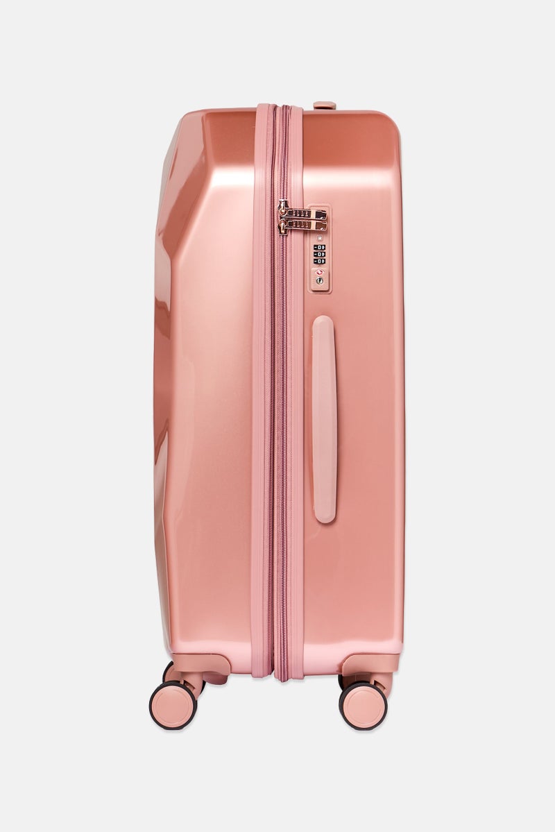 ELLE 51,5-Inch Hardshell Check In Spinner Luggage, Rose Gold - Image 3