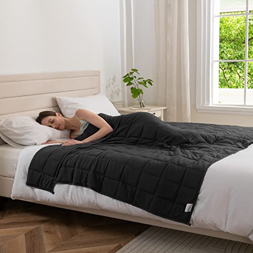 Good Nite Weighted Blanket Adult Heavy Weight Blanket for Improved Sleep Relaxes Body Grey 6kg 125x180cm