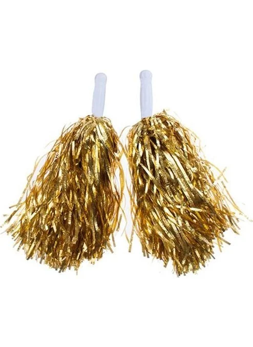 Parti Bulutu Party Cloud Metallic Gold Cheerleading Pompom