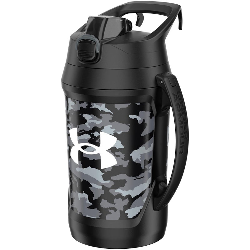 اندر ارمر تحت Armor Sports Water Jug 64 أوقية زجاجة ماء معزول مع نصف جالون السور هوك خطاف تسرب كرة القدم والمزيد - Image 1