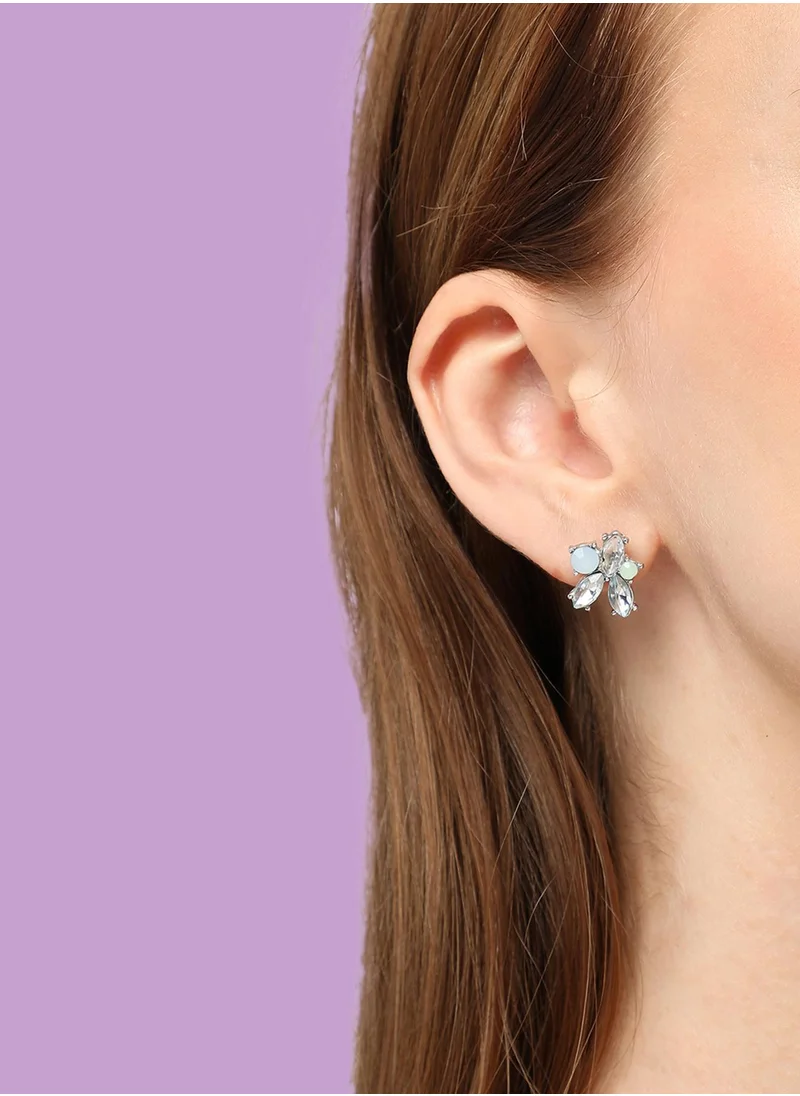 SOHI Contemporary Stud Earrings