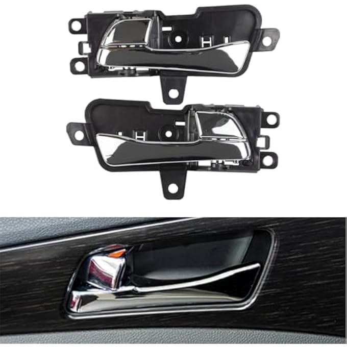 rayihni 1Pair Interior Door Handle Compatible With Hyundai Sonata 2011 2012 2013 2014 2015 Year Front Or Rear Driver And Passenger Left And Right Side Door - Image 2