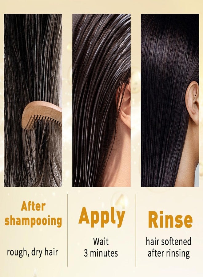 Grospe Collagen Hair Mask - Protein Hair Treatment with Argan Oil for Dry & Damaged Hair, Intensive Conditioning Mask for All Hair Types, 3.5oz - Image 5