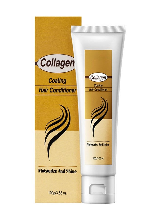 Grospe Collagen Hair Mask - Protein Hair Treatment with Argan Oil for Dry & Damaged Hair, Intensive Conditioning Mask for All Hair Types, 3.5oz - Image 1