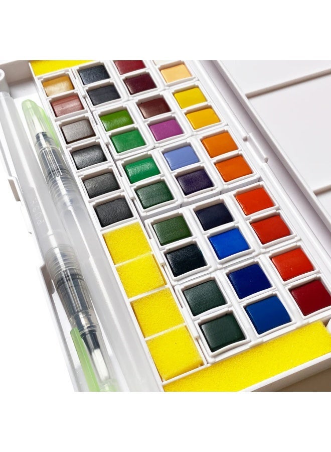 Superior -36 Watercolor Painting Set with Paintbrush - Image 2