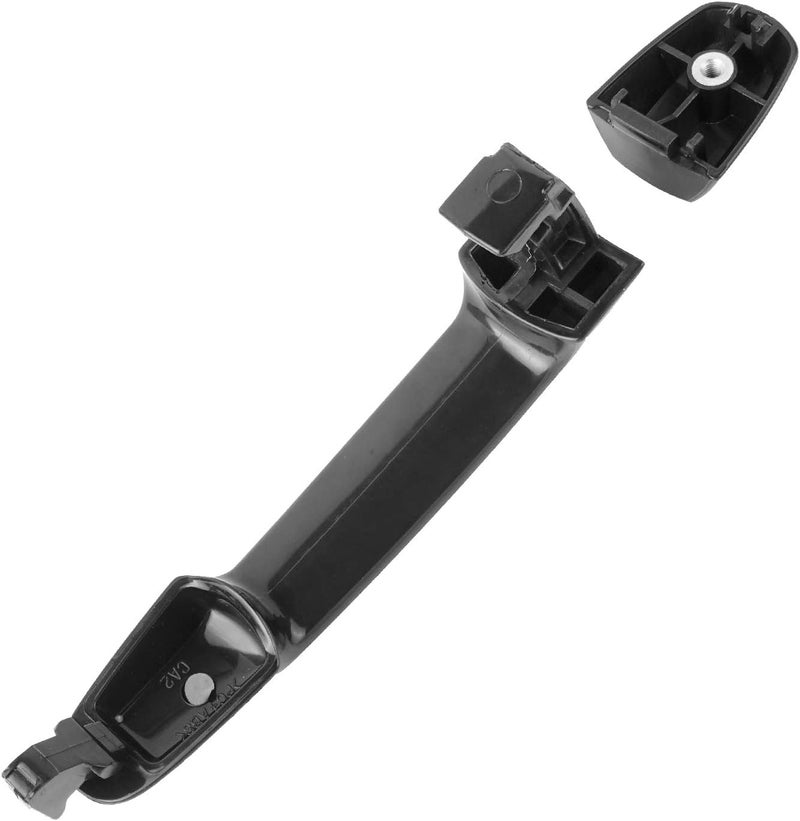 NPAUTO Exterior Back Rear Driver Passenger Side Door Handle Replacement for Toyota Corolla, RAV4, Highlander, Pontiac Vibe, Camry - Black - Image 5