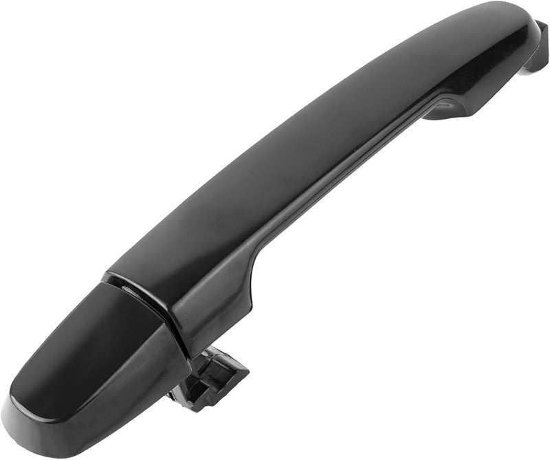 NPAUTO Exterior Back Rear Driver Passenger Side Door Handle Replacement for Toyota Corolla, RAV4, Highlander, Pontiac Vibe, Camry - Black - Image 1