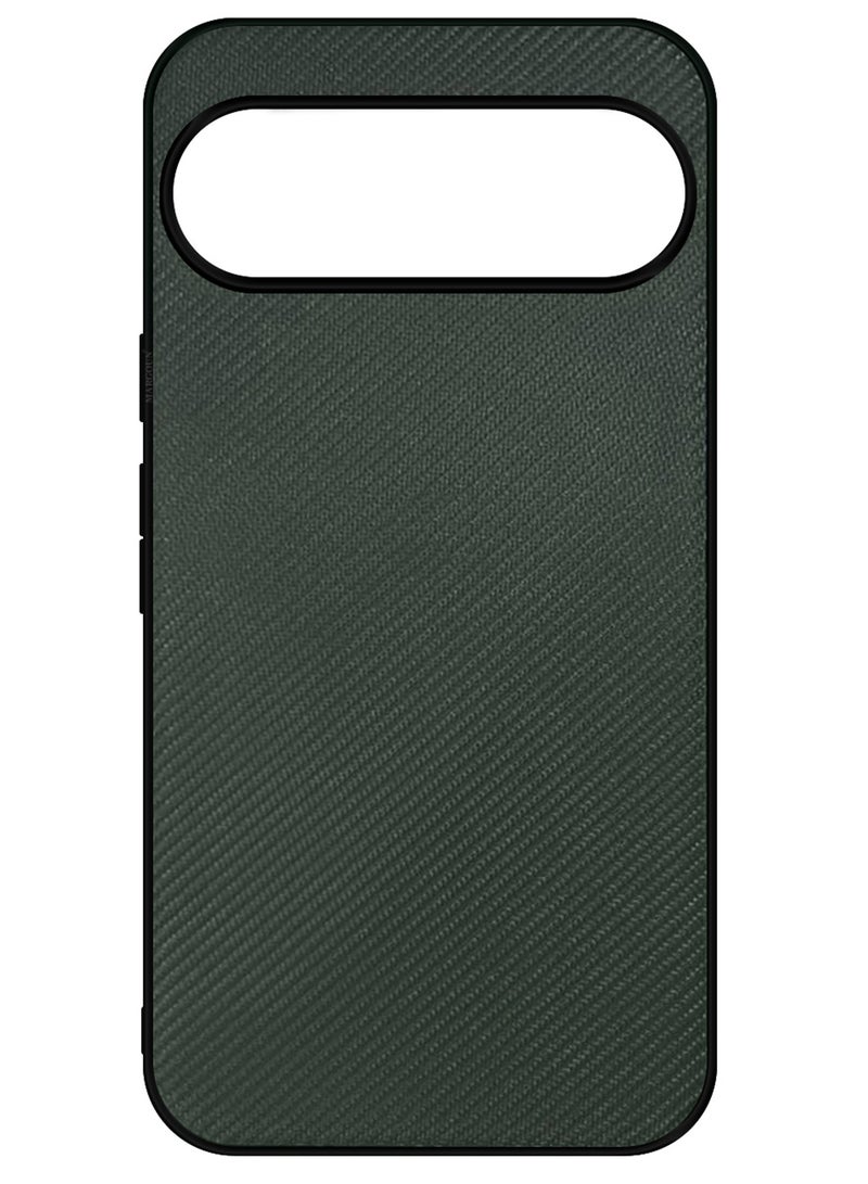 Full Carbon Style Laminated Shock Resistant Case for Pixel 10 Pro XL- Green - Image 4