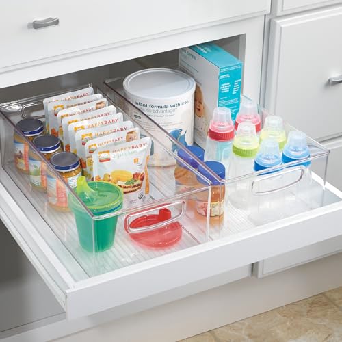InterDesign iDesign Stackable Storage Bin - Organizer Bin for Kitchen and Pantry, Clear, Made in USA - Image 3