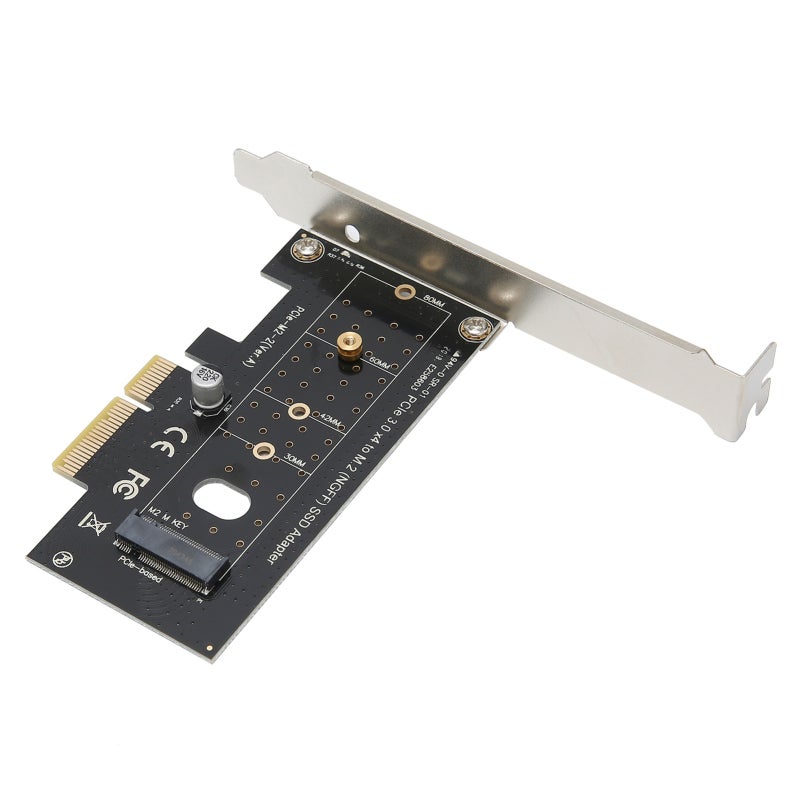 بطاقة محول SSD: PCIe 3.0 X4، قابلة للربط والاستخدام، تدعم محركات الأقراص الصلبة M.2 NGFF بأحجام 2230 2242 2260 2280 - متوافقة مع الإصدارات السابقة من PCIe 1.0 و 2.0، وتعزز أداء سرعة أجهزة الكمبيوتر المكتبية - Image 5