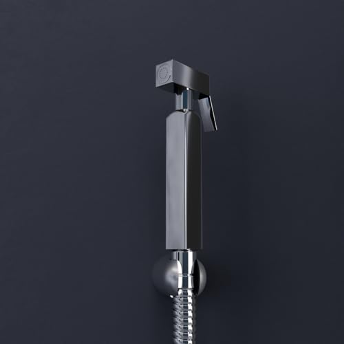 Lorazzo Brass Pro-X1 Health Faucet (Gun Only) | Made of Pure Brass | Chrome Finish | Jet Faucet for Toilet | Bidet Spray for Toilet | Bathroom Jet Spray | 1-Year Lorazzo Limited Warranty - Image 1