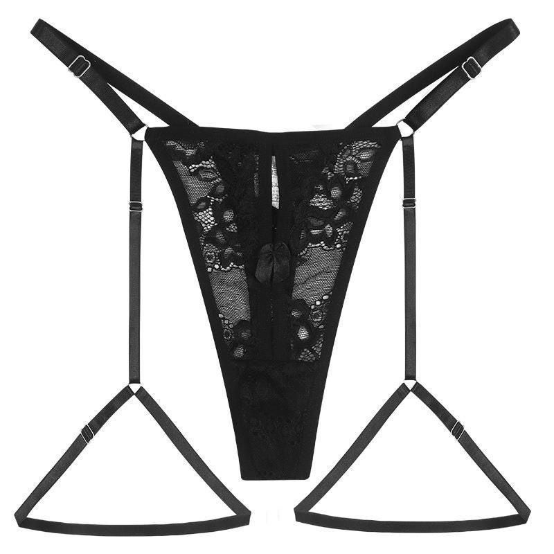 2024 Lace Thong Perspective Temptation Mood New Strap Adjustable Ladies Underwear - Image 1