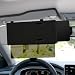 Rebvugr Polarized Sun Visor Extender Car Sun Blocker with PC Lens and Side Sunshade Portable Auto Sun Visor UV Protection AntiGlare Auto Visor for Safe Driving Fit for Most Cars Black - Image 2