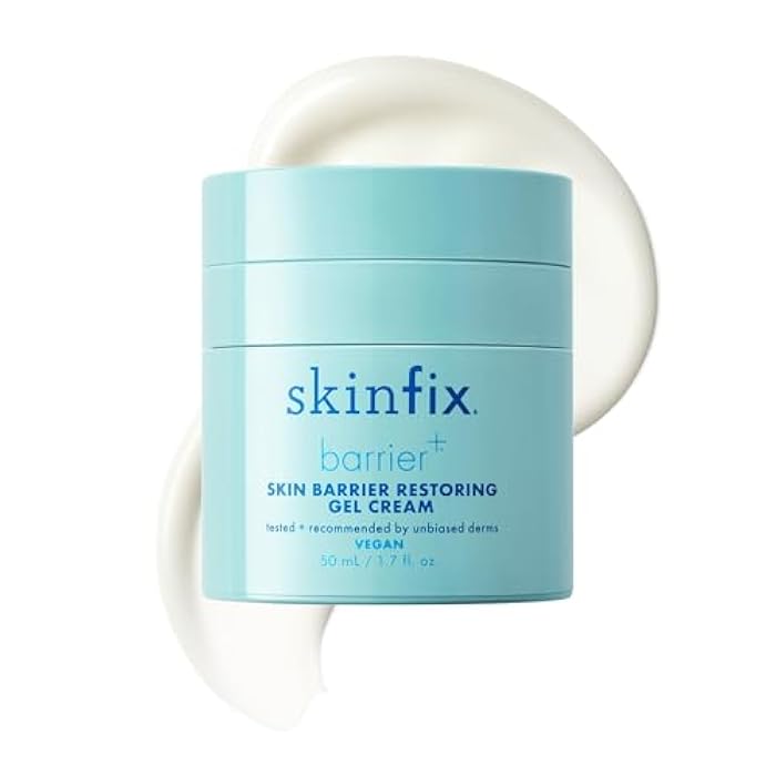 Skinfix جل كريم لإصلاح حاجز البشرة من سكين فيكس - 1.7 أونصة - مرطب غير دهني للبشرة العادية إلى المختلطة - يرطب، ويملأ، وينعم - غير مسد للمسام، خالي من العطور، نباتي، خالي من التجارب على الحيوانات - Image 1