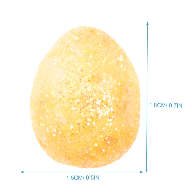 Colorful 400 Pcs Mini Glitter Easter Eggs For Hunt Basket Fillers And Photo Props - Image 4