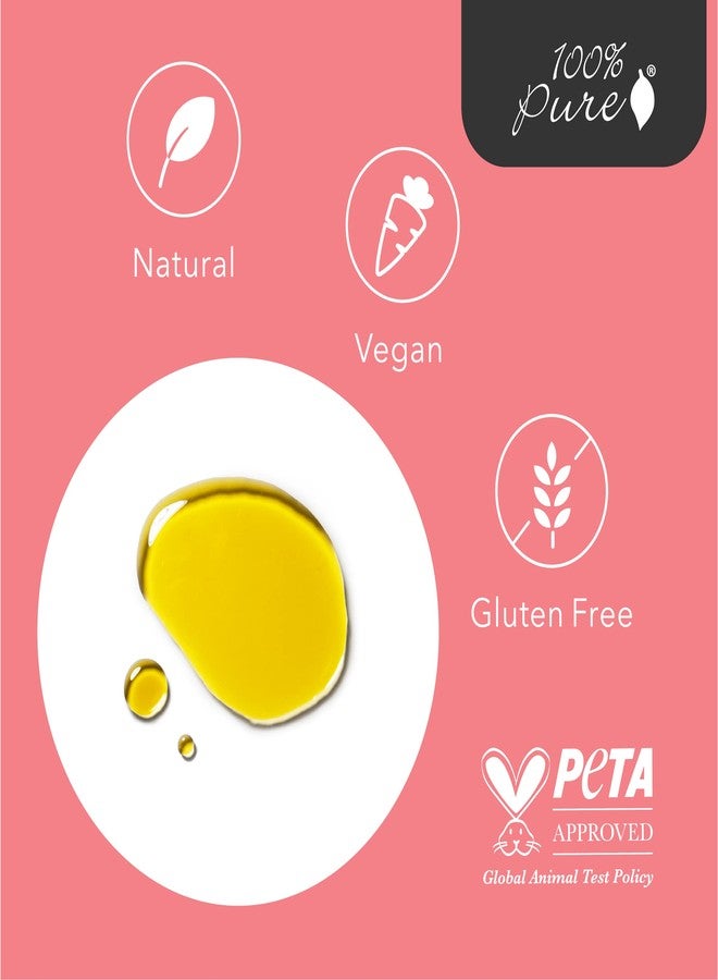 100 % Pure 100% PURE Organic Rosehip Oil Moisturizer For Face, Body, Hair Hydrating Vitamins & Omega Fatty Acids Support Glowing, Plumped Up Youthful Skin - Natural Cold-Pressed Facial Radiance - Vegan - 1oz - Image 5