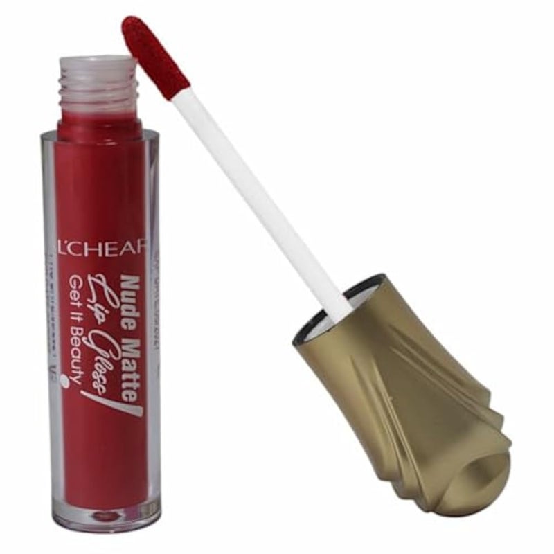 L'chear Lip Gloss Nude Matte Light&Thin Lasting Color Aqua Nourishment Shade Number 2 - Image 1